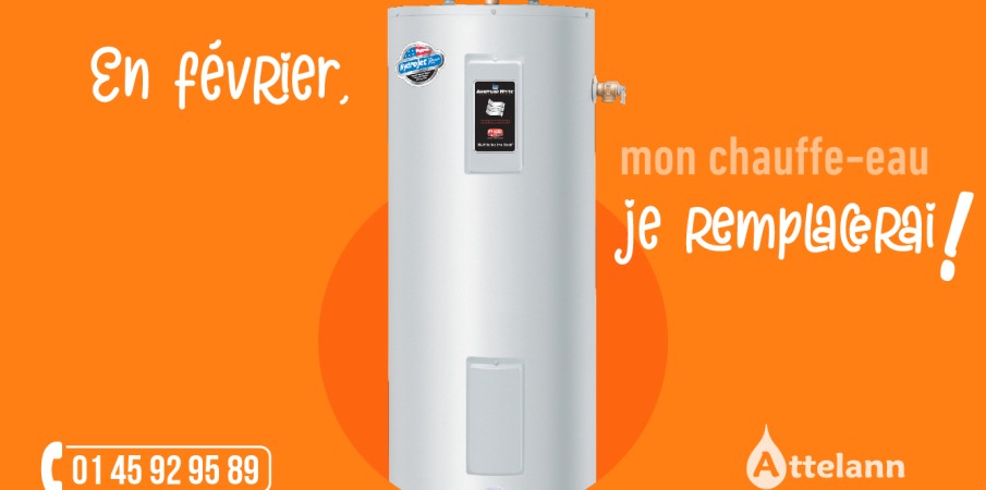 En février mon chauffe-eau je remplacerai !