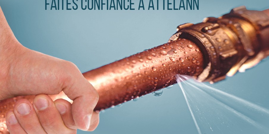 Une fuite d'eau ? Faites confiance à Attelann