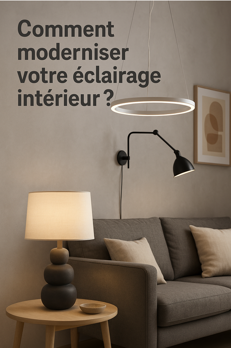 Comment modérniser votre éclairage intérieur ?
