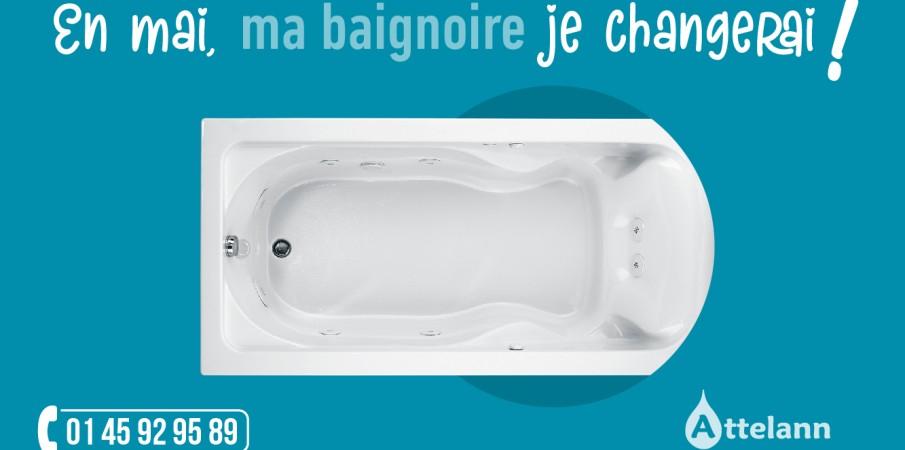 En mai ma baignoire je changerai !