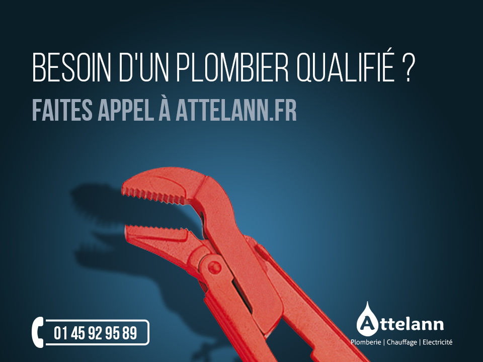 Besoin d'un plombier qualifié ? Faites appel à Attelann.fr