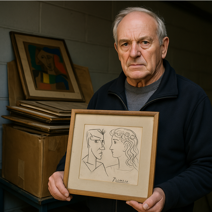 L’électricien de Picasso et les 271 œuvres cachées dans un garage