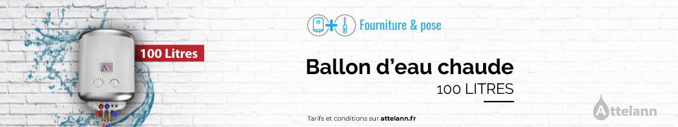 Ballon eau chaude 100L - 780€
