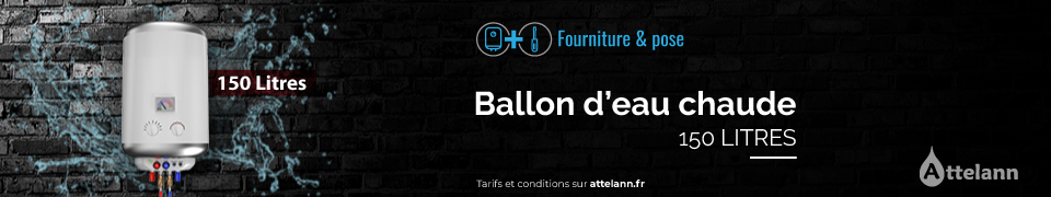 Ballon eau chaude 150L - 830€