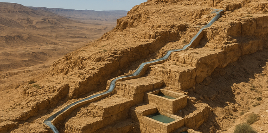 Le système d’eau de Massada