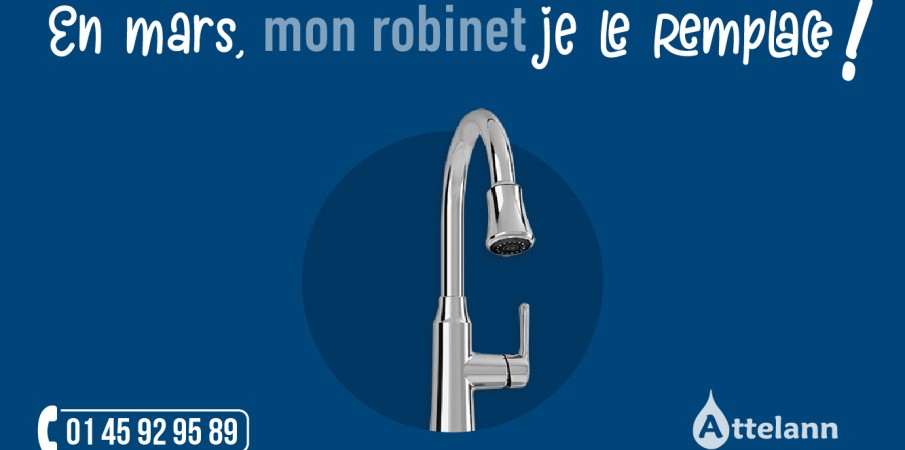 En mars mon robinet je le remplace !